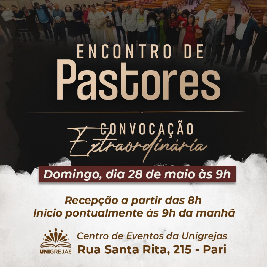 Encontro de Pastores - Convocação Extraordinária