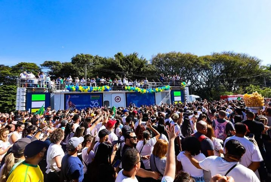 Marcha para Jesus acontece nesta quinta em SP