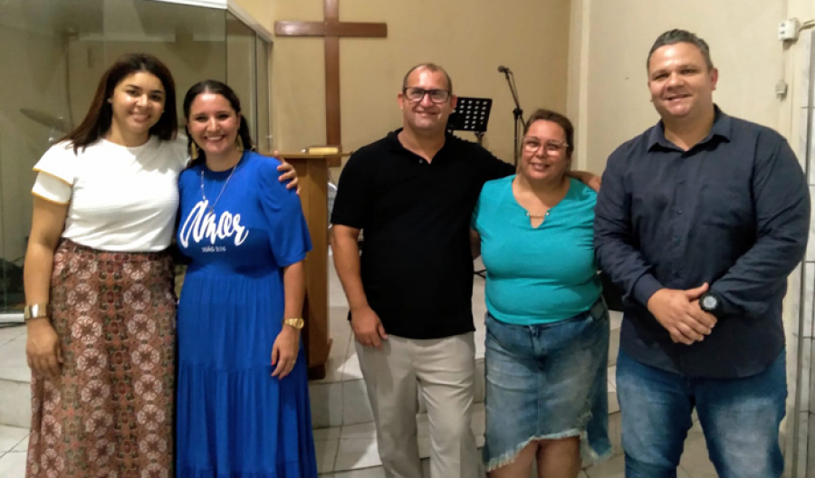 Representantes da Unigrejas estiveram na Igreja Pentecostal Filho De Davi em Caraguatatuba